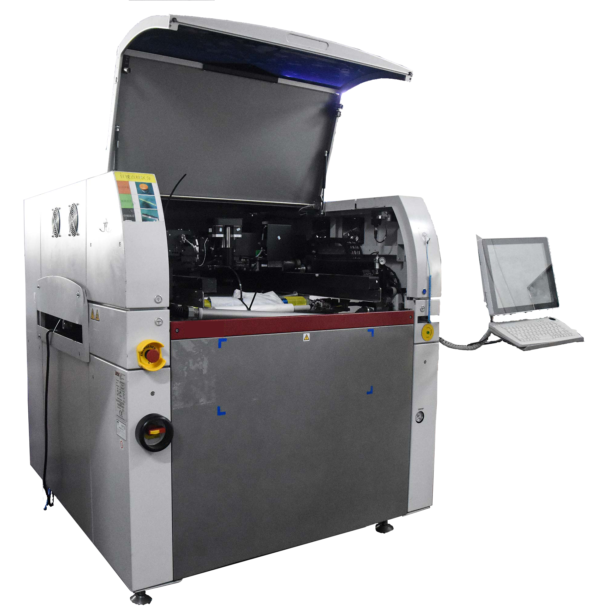 D-EK NeoHorizon 01iX SMT SMD GKG Semi Auto Frameless Manuel Hand Solder Paste Stencil Printer Long Board for Concrete